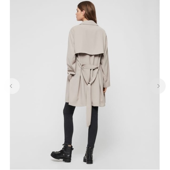 Allsaints oversized Trench Coat size L - Picture 13 of 13